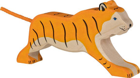 Holztiger Tiger, laufend. 17 cm.
