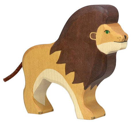 Holztiger Holzlöwe