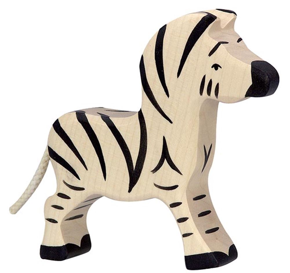 Holztiger Holz Zebra klein