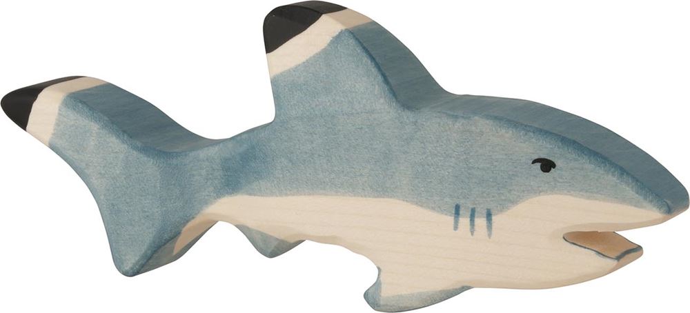 Holztigerhai. 20 cm.