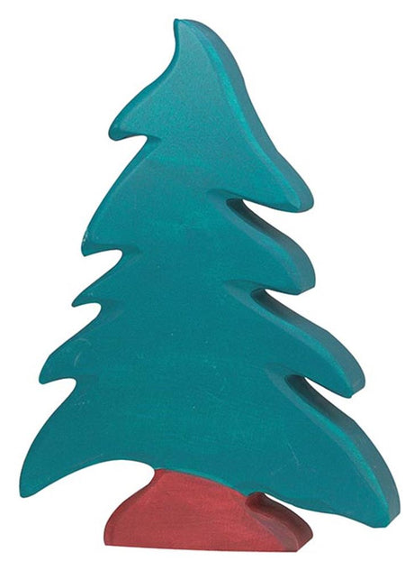 Holztiger Wald - Nadelbaum - 16x3x23cm - Holzfigur - handgefertigt