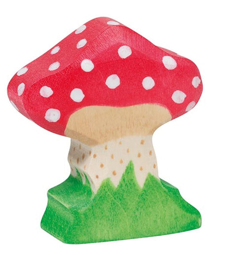 Holztiger-Pilz. 4,9 cm.