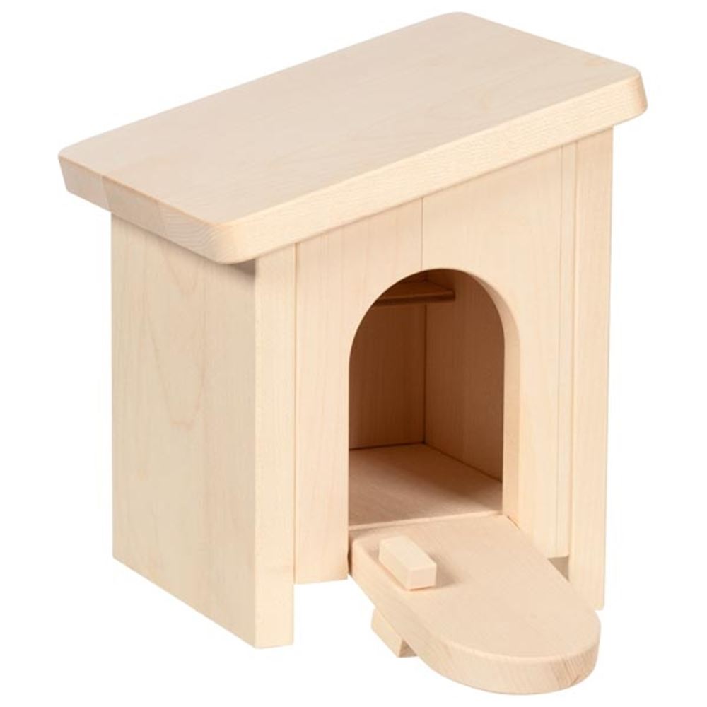 Holztiger kleiner Holzstall