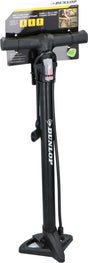Dunlop Fahrradpumpe – mit extra Adapternippeln – Ventilen – schwarz 63 cm