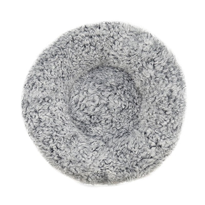 Rosewood Hundebett, silberfarben, flauschig, grau