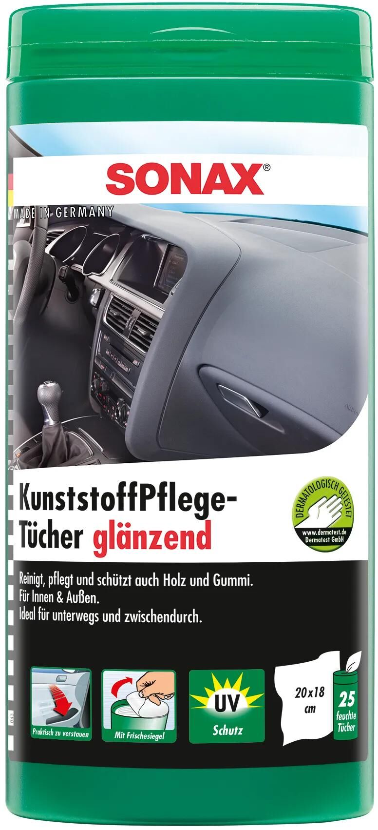 SONAX Kunststoffpflegetücher Kunststoffpflegetücher