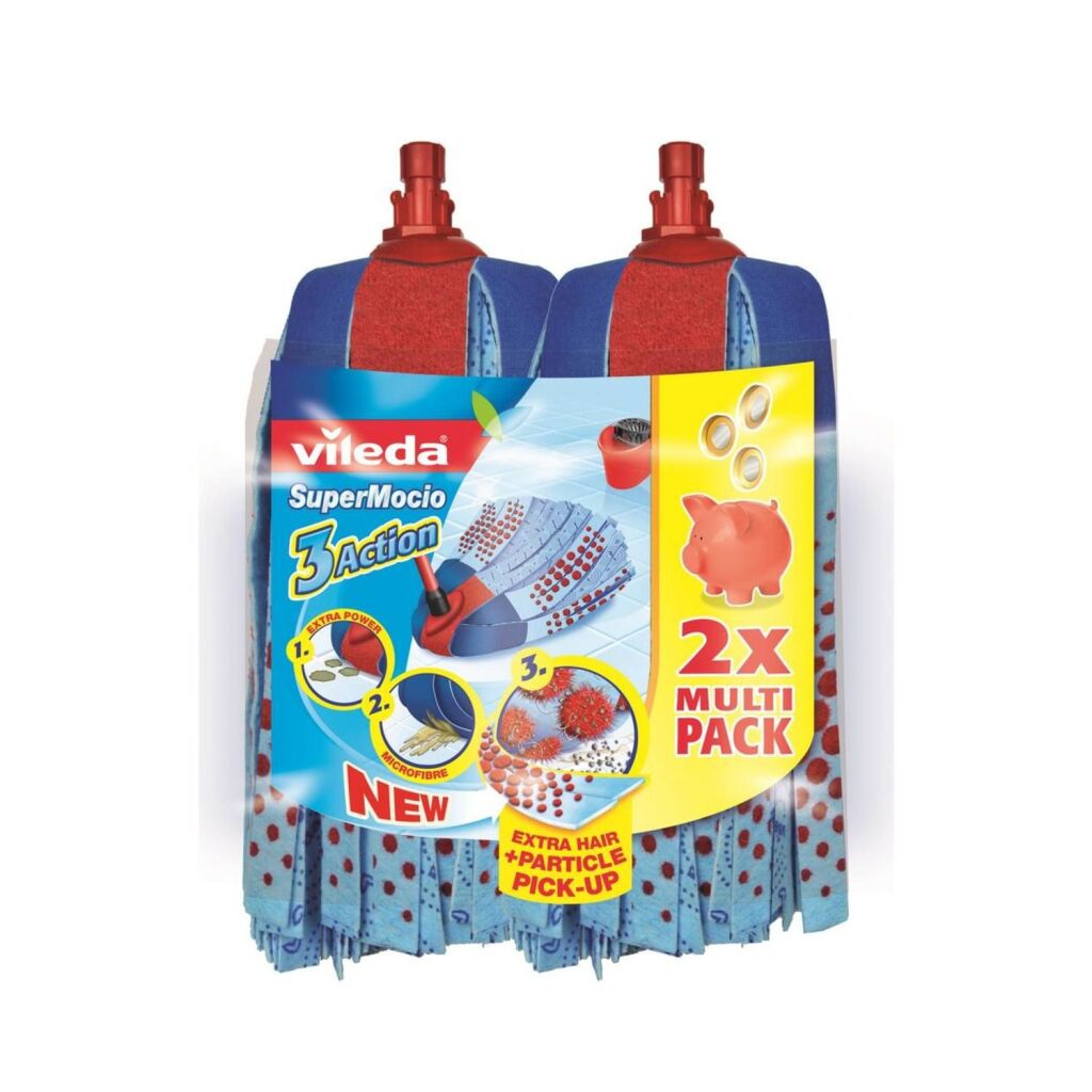 Vileda supermocio 3action Mopp 2 Stück