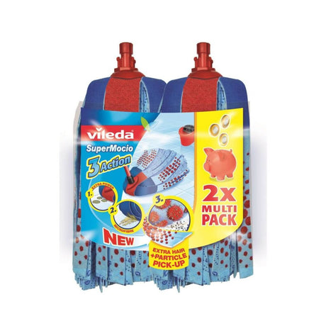 Vileda supermocio 3action Mopp 2 Stück
