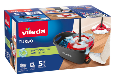 Vileda 1073565 – Turbo-Set Wischmopp-Set | 1 Stk
