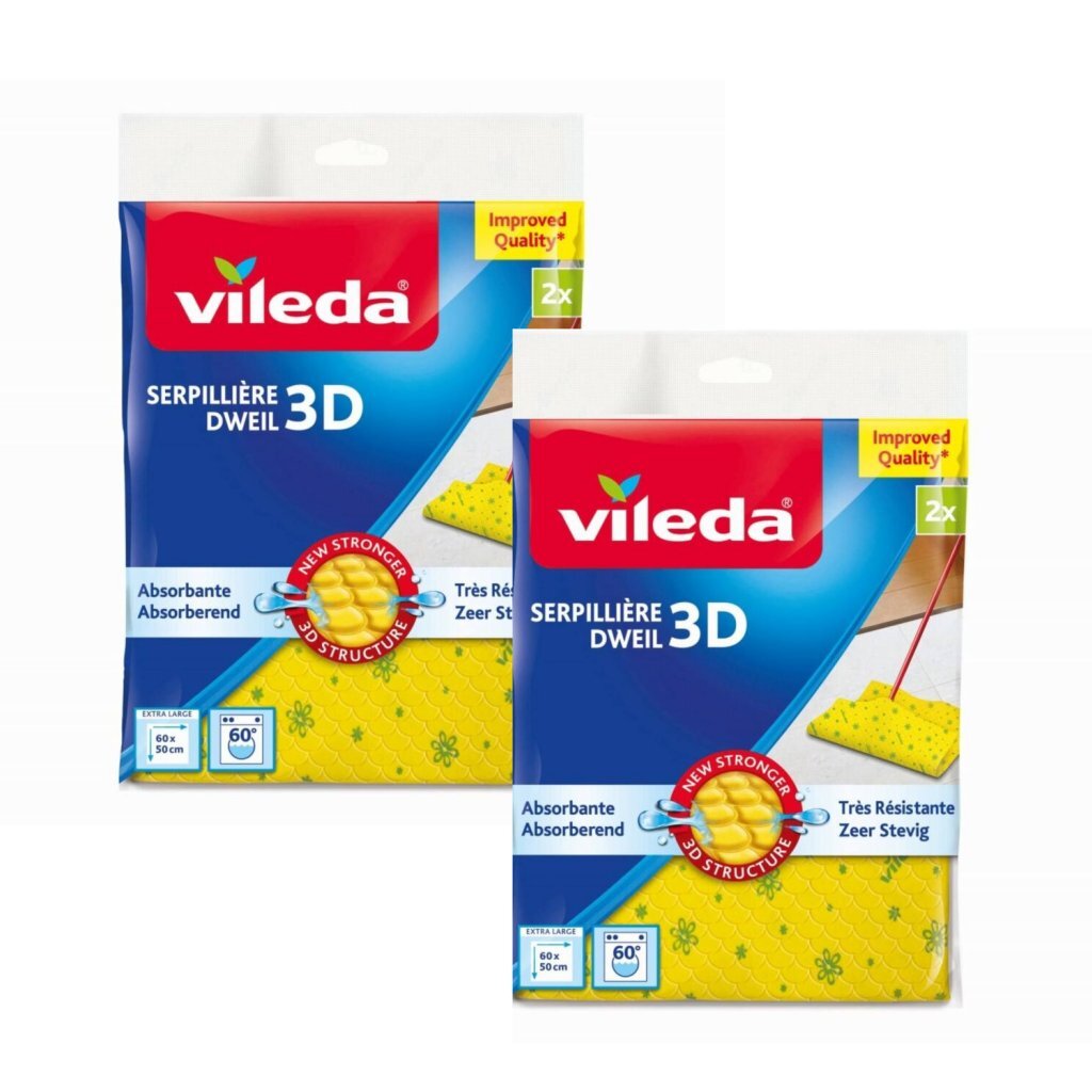 Vileda Vileda Mopp 3D Struktur 2 Stück Gelb
