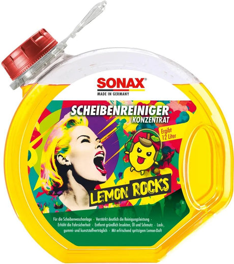 SONAX Fensterreiniger Scheibenrate Konzentrat 3 l Zitronenfelsen