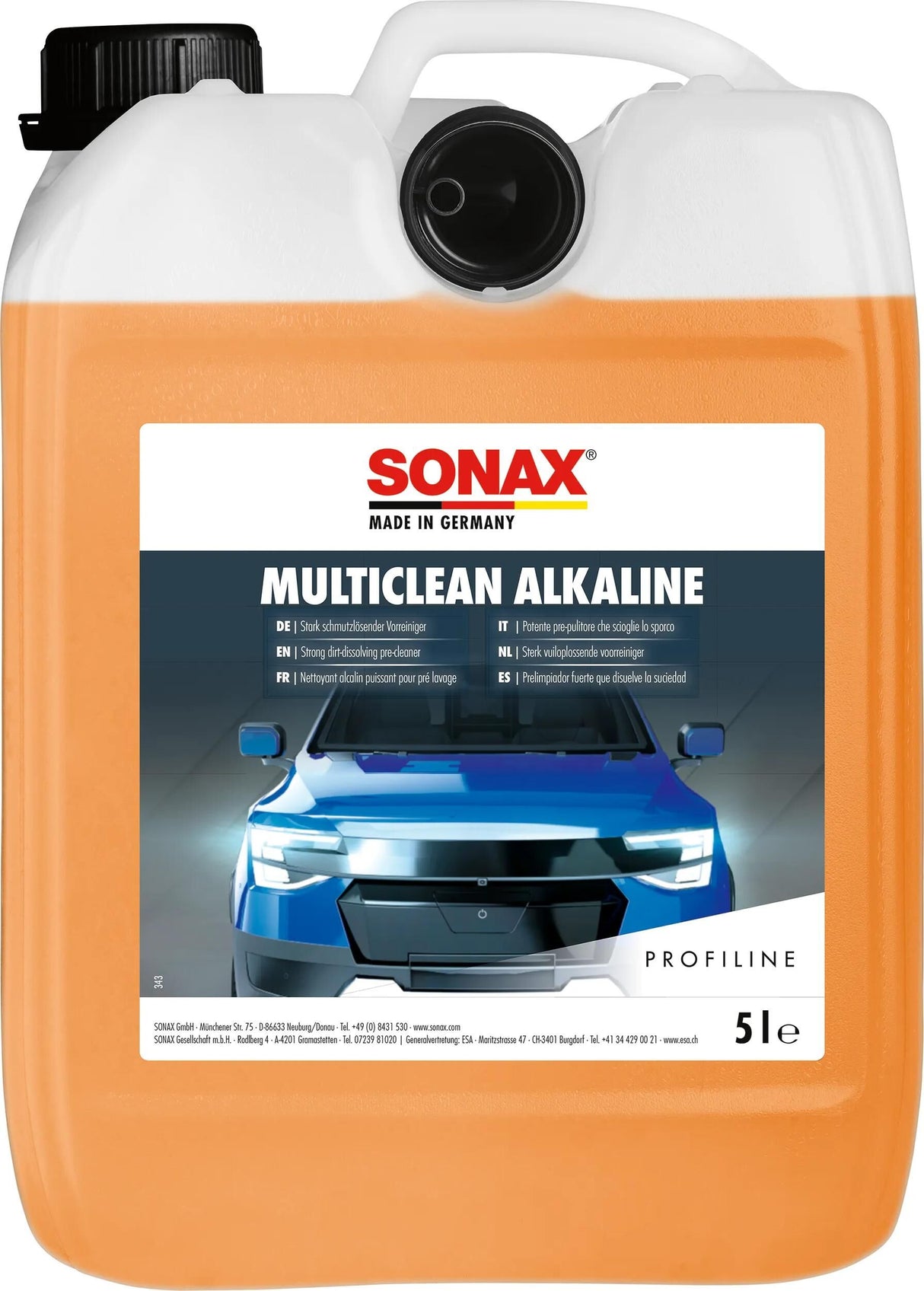 SONAX Vorreiniger Multiclean Alkaline Multiclean Alkali Kunststoffkanister 5 l