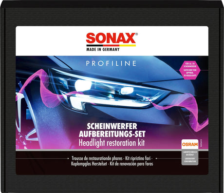 SONAX Scheinwerferaufbereitungsset Frontlichtaufsatz.-Set