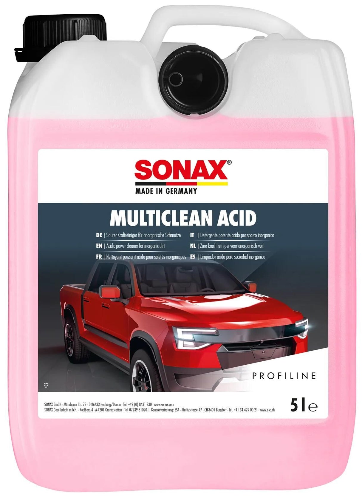 Sonax Universalreiniger Multiclean Säure von Multiclean Säure 5 l Kanister 5 l