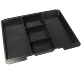 Westcott ac-e51002-zi Geldkassette 301x242x91mm silbergrau, Kunststoffeinsatz mit 5 Fächern