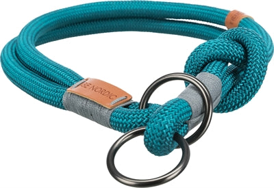 Trixie Hundehalsband Be Nordic Half-Slip Petrol Hellgrau