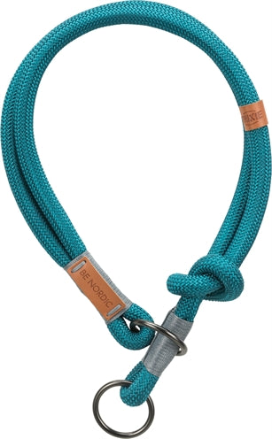 Trixie Hundehalsband Be Nordic Half-Slip Petrol Hellgrau