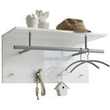 FMD FMD -Wandbedeckungsregal 72x29.3x34,5 cm Weiß