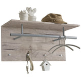 FMD -Wandbezugsregal 72x29.3x34,5 cm Sandiken gefärbt