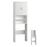 FMD FMD Waschmaschinenschrank mit Stauraum weiß