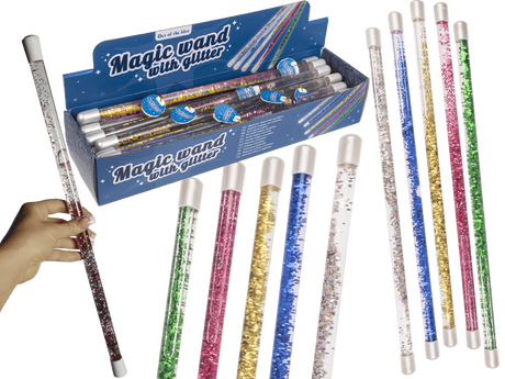 Dsp magische toverstok. 6 kleuren. 46 cm | 24 stuks