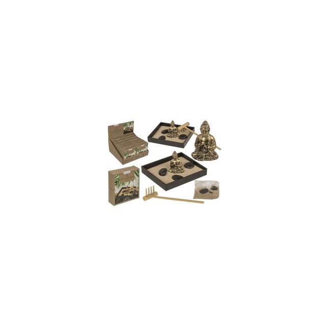 Ootb Mini-Zen-Gartenset 9x7,5x3,4cm