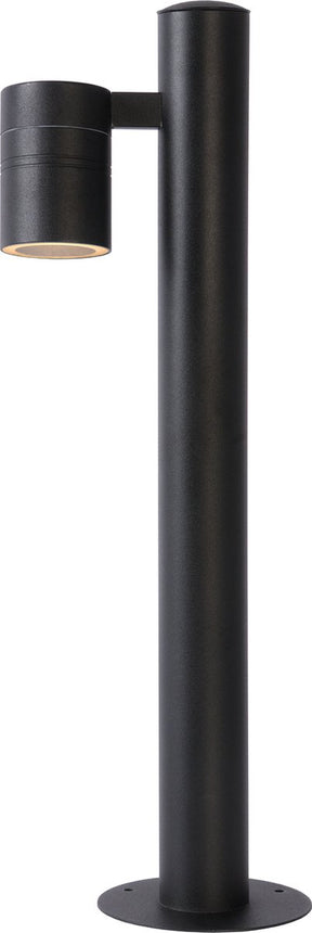 Lucide Arne-LED - Sockellampe - ø 6,3 cm - LED - GU10 - 1x5W 2700K - IP44 - Schwarz