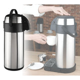 Hallo Thermoskan mit Pumpe 5 l