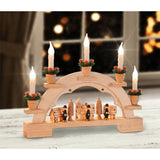 Hallo Weihnachtsbogen mit Beleuchtung