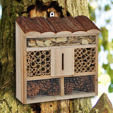 Hallo hi Insectenhotel 30x9.5x30 cm Holz Naturel