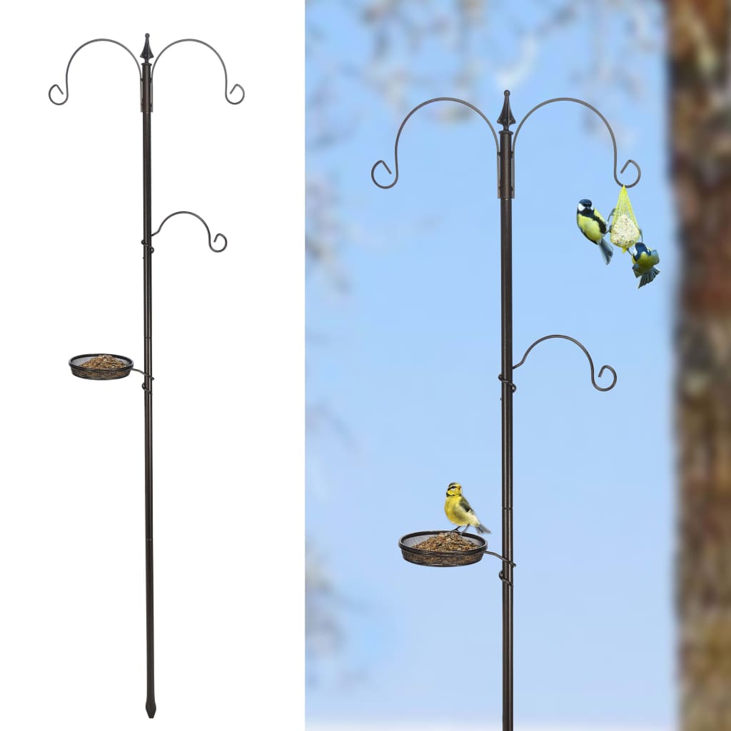 Hallo Bird Feeding Station Standard Schwarz