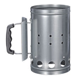 Hallo Barbecue -Starter mit Griff 16,5 cm Silberfarbe