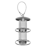 Hi hi hi bird feed huisje hängen 14x27,5 cm rostfreier stahl