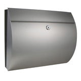 Hallo Briefkasten mit Zeitungshalter 38x13.3x30,4 cm Edelstahl