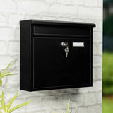 Hallo Briefkasten 36x12x32 cm schwarz
