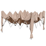Hi hi partytent faltbar 3x3 m Beige