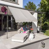 Hi luifel bewegbar 200x120 cm grau