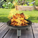 Hi hi Fire Bowl Rondo tragbar 59x36 cm grau