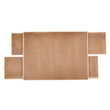Hi Hi Puzzle Tabelle mit 4 Schubladen 90x67x4,5 cm Holz