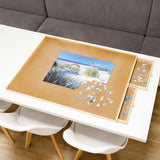 Hi -Puzzle -Tisch mit 4 Schubladen 76x57x4,5 cm Holz
