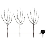Hi hi led Lampe Struik Solar transparent und braun