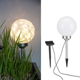 Hi hi garten leuchtung led kugel roting 20 cm