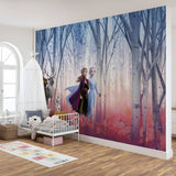 Komar Foto Wallpaper Gefrorene Freunde für immer 368x254 cm blau