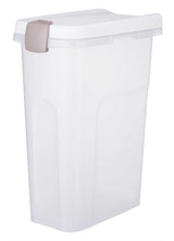 Trixie Voerton luftdicht lockbar Plastik transparent weiß weiß