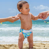 Freds Swim Academy waschbare Schwimmwindel Meerestiere Größe 2 9-16 kg blau