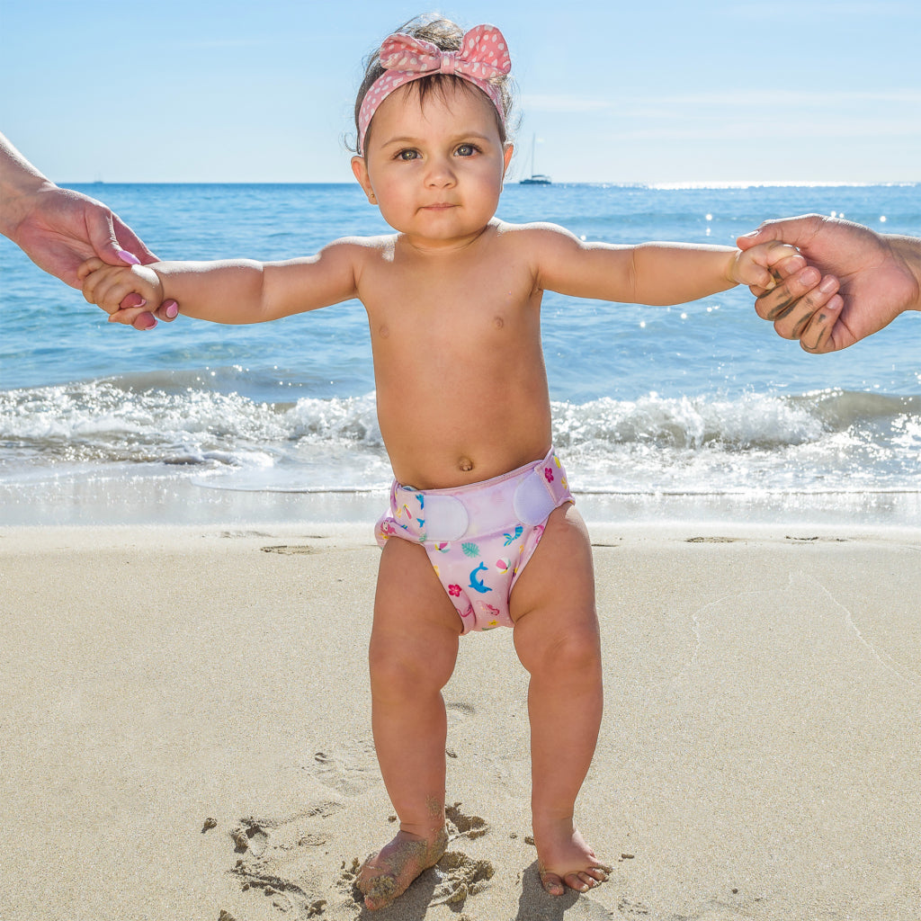Freds Swim Academy waschbare Schwimmwindel Meerjungfrau Größe 2 9-16 kg rosa
