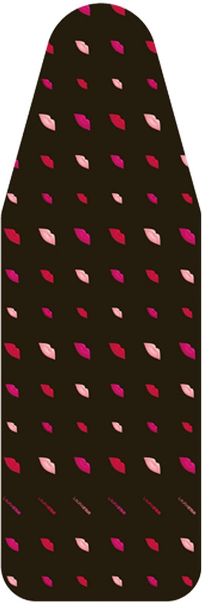 Laurastar universalcover lips, universele strijkplankhoes, 131cm x 55cm, 100% katoen. spanklem, snelle montage, machinawasbaar