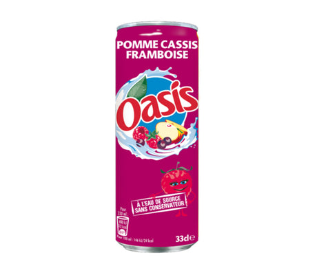 Oasis Apfel-Cassis-Himbeerdose 33 cl