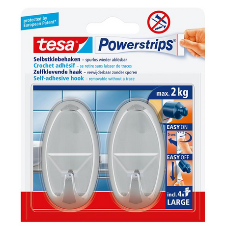Tesa Haken l Chrom glänzend Haken l Chrom glänzend