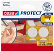 Tesa 1003209 - Filz 22mm weiß 12Stk | 20 Stück